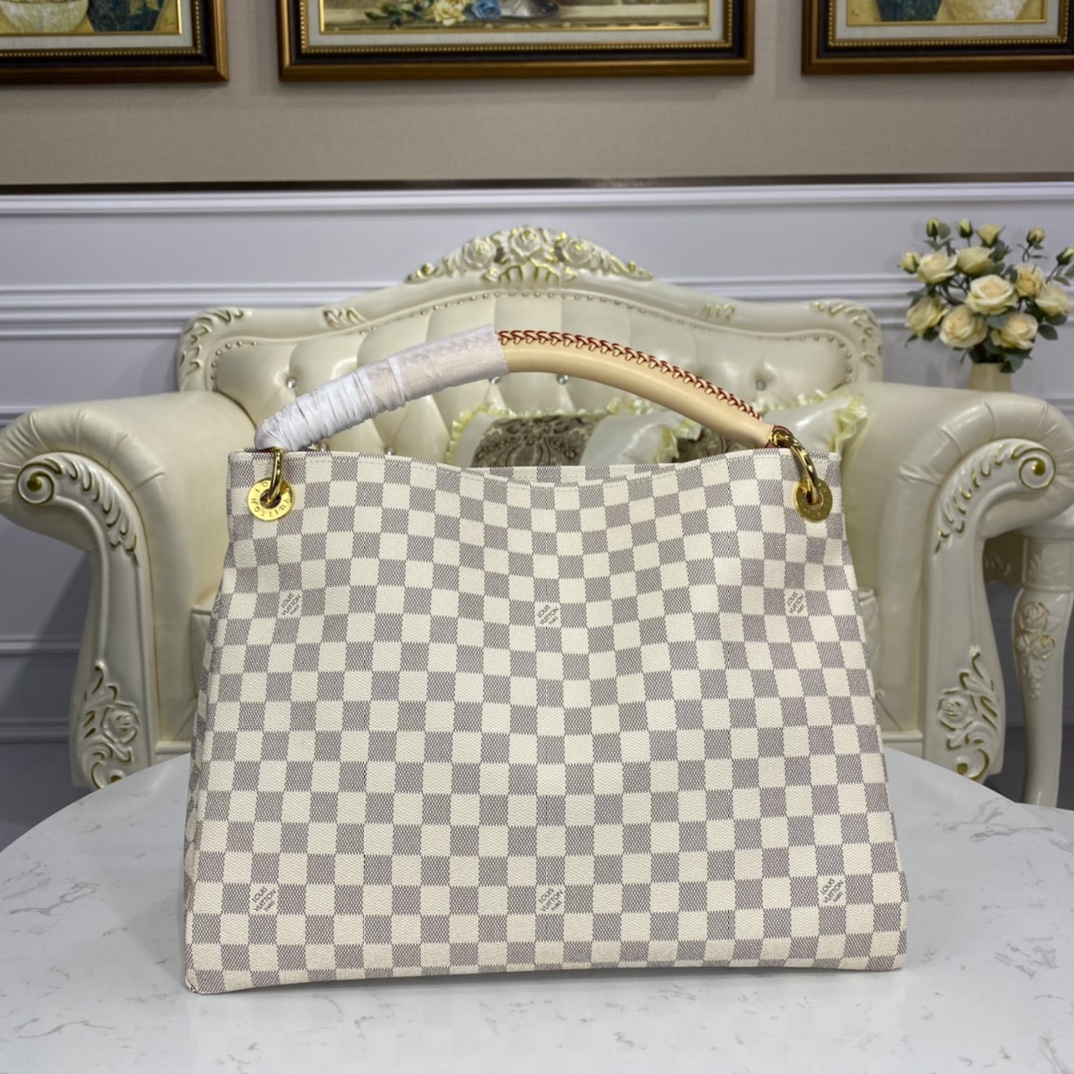 Louis Vuitton ARTSY MM Handbag Damier Azur N40253